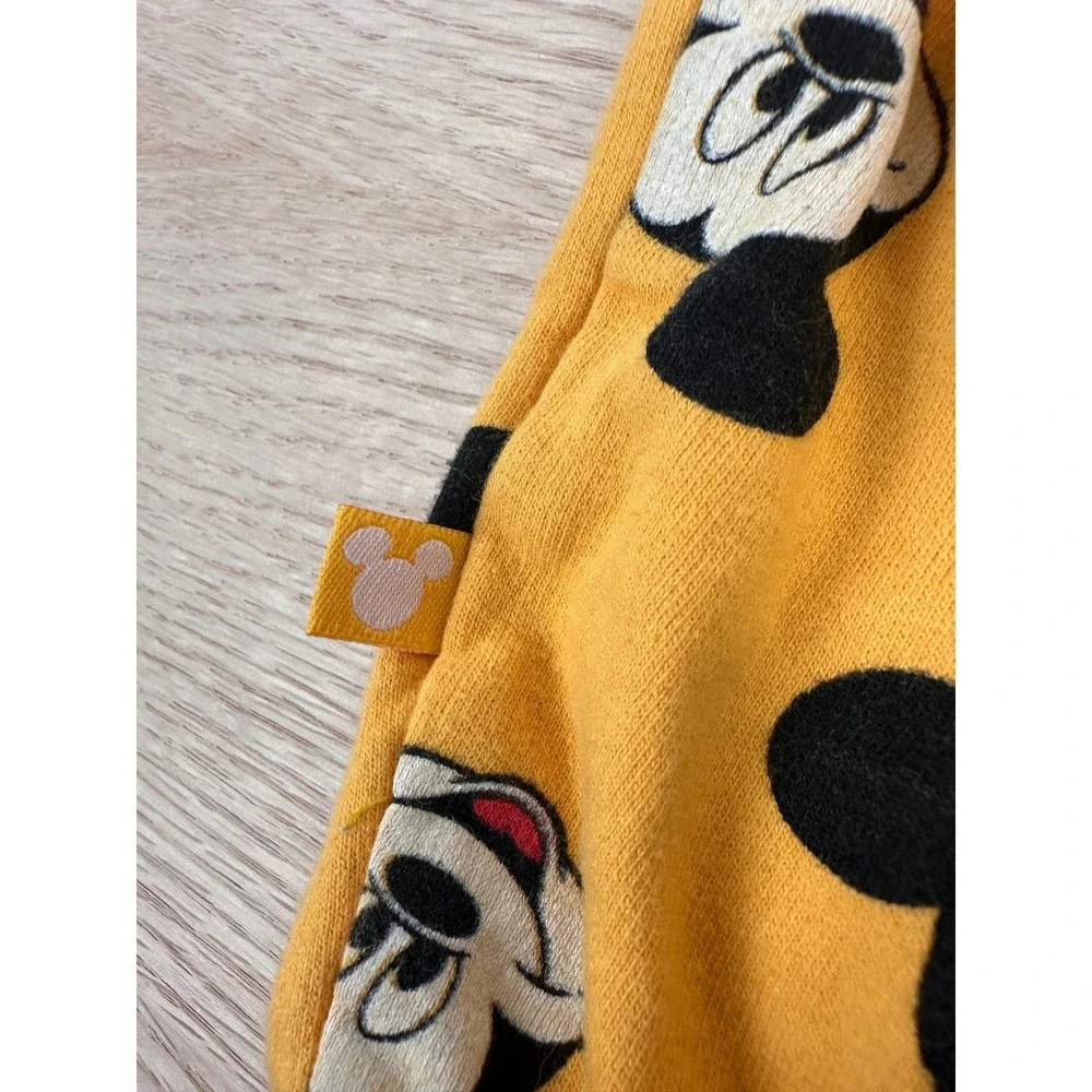 Disney Baby Mickey Mouse Yellow‎ Overalls Romper Infant 0-3 Months